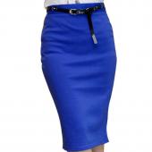 neue Mode Damen mit Knielangen Pencil Rock Rock hohe Taille direkt multi Farbe Sommer Röcke 10