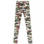 sexy Camouflage Punk Damen Sport Militärischen neun Leggings für Damen Print ein Gamaschen fitness graffiti