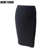 deive teger Grosshandel Versandkosten neues Pflaster Knielange Röcke Rock Damen 10 Farben 60cm hl1186