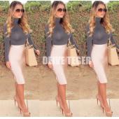 deive teger Grosshandel Versandkosten neues Pflaster Knielange Röcke Rock Damen 10 Farben 60cm hl1186