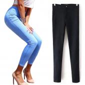 Jeans Jeans mit hoher Taille für Damen Damen dünn BleiStift Damen Jeans Femme Denim hohe Taille Damen