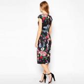 neue Mode Sommer Damen Kleider elegant Floral bedruckt Kleidung Lady Temperament Charme Kleid lässig ÄrmelLose