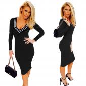 neuer Damen Kleid sexy Party Kleid Mode Bodycon Kleider Vestidos de Festido cd1161