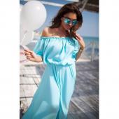 Sommer Maxi Kleid aus Chiffon Schulter ab sexy Party Kleider Böhmischen Strand Vestidos Kleid elegant Damen lange