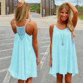Sommer Stil Damen Kleid ...