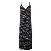 neue Mode Sommer Damen auch Polka Dot lässig Locker lange Maxi Kleid mit sexy Beachwear Vestidos Baumwolle