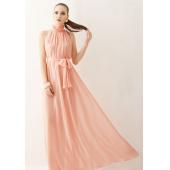 Vestidos Damen Kleid elegant Böhmischen Strand Sommerkleid ultra sexy Maxi Kleid perfekt fee hängt am Hals Chiffon