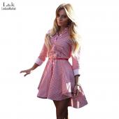 Herbst Kleid Damen Lady ...