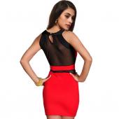 neu Design Damen Mode Abends sexy Party Mini Kleid Club Party Kleid