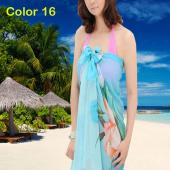 Frau Sommer Strand Dress Damen Chiffon wrap Bademode Badeanzug Strand Badeanzug auf Bikini Schal pareo