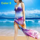 Frau Sommer Strand Dress Damen Chiffon wrap Bademode Badeanzug Strand Badeanzug auf Bikini Schal pareo