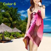 Frau Sommer Strand Dress Damen Chiffon wrap Bademode Badeanzug Strand Badeanzug auf Bikini Schal pareo