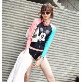 neue Badeanzug für Damen Badeanzüge lange Ärmel plus Size Badeanzüge monokini Badehosen Maios kostüm da bagno