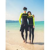 neu gestaltete Damen zwei Stücke lange Ärmel Bademode Badeanzug sexy Badeanzug Hautausschlag wache Neoprenanzug surfen