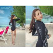 neuer Stil ein Stück Bademode Badeanzug sexy Hautausschlag wache mit langen Ärmeln sonne prodected tauchAnzug Neoprenan