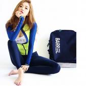 Hochwertige Damen sexy Hautausschlag wachen mit langen Ärmel sonne prodected tauchanzug Neoprenanzug surfen Anzug Bade