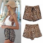 vosicar heißes Verkauf Damen Sommer Leopard casual kurzen Hosen und Baumwolle Sport Jogginghosen Lockere Hose Strand