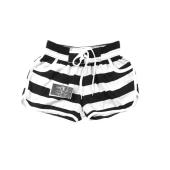 neue heiße Mode Strand Shorts Verliebte lieben Schwarz Weiss Gestreiften Shorts schnell trocknenden Platz zwei Strand