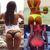 sexy Bademode Damen Brasilianischen Bikini Bottom frech Bikini Bottom tanga Strand Badeanzug Höschen