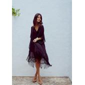 Damen im Bikini kaftan sexy Bikini Badehosen Tassel Beach auf Chiffon Kleid