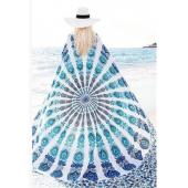 Strand Vertuschung umhang Böhmen pareo Bikini boho Hippie Sommer Badehose Badehose sexy Kimono tunika Badehosen Damen