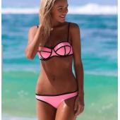 neue miss Bikini Bikini mit hoher elastizität der pflege mit einer Brust Swimwears 8917