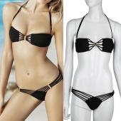 beliebter heißer sexy Schwarz Gepolsterte n Rand auch dolly Bikini Badehosen Baden Schwimmen Anzug neuen heißen