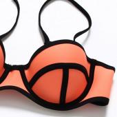 Neopren Badehosen Damen Mode Bikini neuen Sommer sexy Badeanzug Womens Badeanzug push up Bikinis Set bathsuit