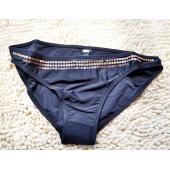 billige original rabatt Damen pailletten regulierbar Taille Schwarze Badehosen Bikini hat sexy Schwimmenklagen Lady 