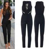Rompers Damen sexy Schwa...
