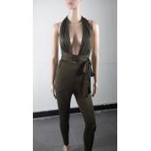 neue Rompers rückenfrei Damen Overalls neueste Fest lange Hosen sexy v Hals Verband Overall oberen Gewand frei Schiff