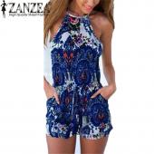 Mode Rompers Sommer Damen sexy Schulterfreien Overall Hals Ärmellose Tank Playsuits ausgefranste Playsuits Overalls