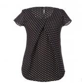 Sommer Damen Blusen Chiffon Shirts Damen Kleidung casual T Shirts blUSA FeMinina Polka Dot Print ÄrmelLosen