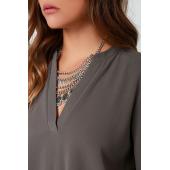 Herbst Damen sexy v Hals...