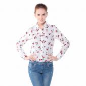 neue Baumwolle Damen Hemden lange Ärmel Bluse Polka Dot Femininas the plus Size dreh Kragen Damen