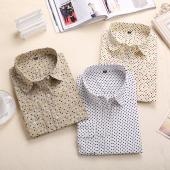 plus Size Polka Dot Baum...