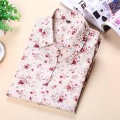 neue Blumen lange Ärmel Vintage Bluse dreh Kragen Hemd Feminino Damen Blusen Damen höchstens Mode