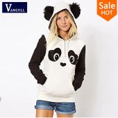 im Herbst Damen Hoodies Panda süße warme Baumwolle Frau sweatwear Mode Lockere Pullover SweaT Shirts heißes Verkauf