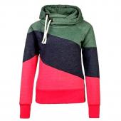 fanshou Versandkosten sudaderas mujer Damen Hoody Herbst Winter Sportwear Verdickung Patchwork Damen SweaT Shirt