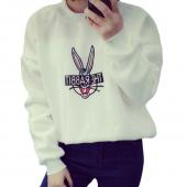 neuer Damen Mode süß bugs Bunny gedruckten Sweat Shirts Locker lässig Damen Hoody Sakko Hoodies