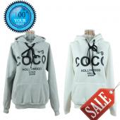 im Frühjahr Damen Hoodies gedruckten coco Sweat Shirts Herbst Winter Sport Oberbekleidung Parka Mäntel molet