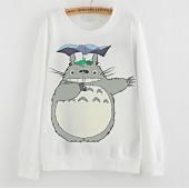 hohe Qualität der Winter Sweat Shirts Damen warm Hoodies Pullover lässig moleton Feminino Cartoon Totoro 3d Drucken