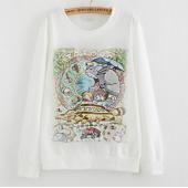 hohe Qualität der Winter Sweat Shirts Damen warm Hoodies Pullover lässig moleton Feminino Cartoon Totoro 3d Drucken