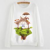 hohe Qualität der Winter Sweat Shirts Damen warm Hoodies Pullover lässig moleton Feminino Cartoon Totoro 3d Drucken