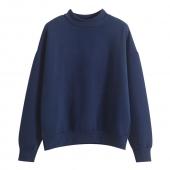 Damen SweaT Shirt Europa und die Vereinigten Staaten Farbcodes Locker lange Ärmel Harajuku Stil Hoodi Cashmere pull