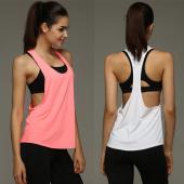 Sommer sexy Damen Tank Tops tRocknen schnell Locker fitnesscEnter fitness Sport Ärmellose Weste einwertigen