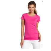 Mode reiner Baumwolle KurzÄrmeliges Damen T Shirt sinkt T Shirt BonbonFarben weibliche T Shirts