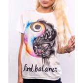 T Shirt Sommer Damen gefühl mit mir Print Punk Fashion Designer Kleidung für Damen Grafik