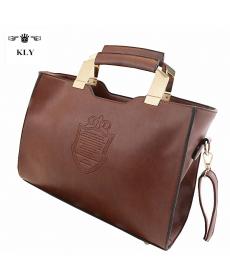 Damen Handtasche Eisen Crown Schild Hohe Qualität Damen Pu Leder Handtaschen Umhängetasche Damen Schulter