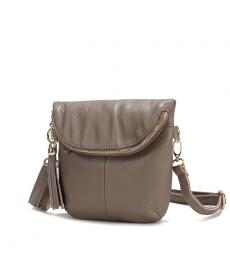 RindsLeder Umhängetasche Damen Messenger Taschen aus echtem Leder Dame Tasche berühmte Marke Damen